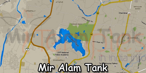 Mir Alam Tank Map