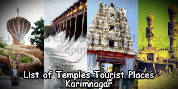 List of Temples And Tourist Places in Karimnagar
