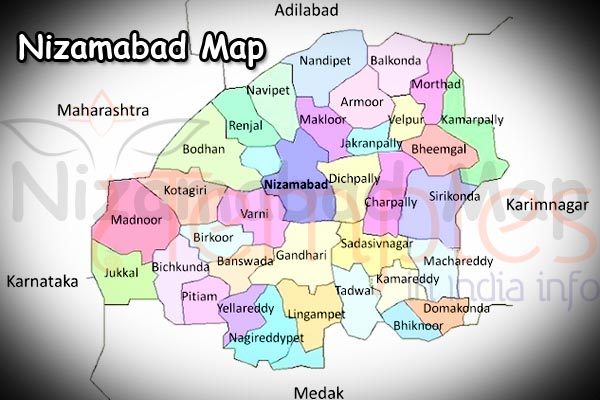 Nizamabad Map