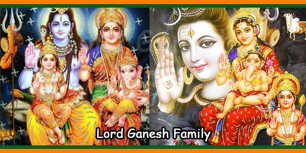 Lord Ganesh Family