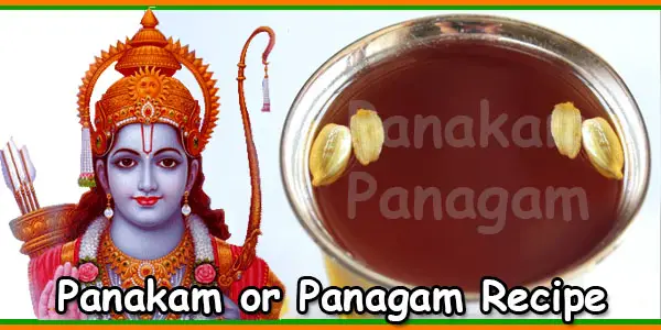 Panakam or Panagam Recipe