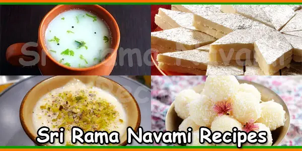 Sri Rama Navami Recipes