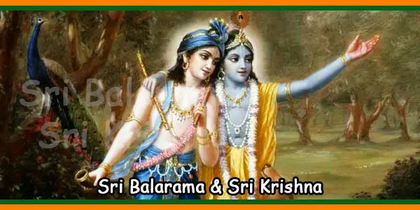 Sri Balarama & Sri Krishna