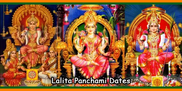 Lalita Panchami Dates