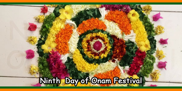 Ninth Day of Onam Festival