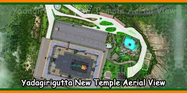 Yadagirigutta New Temple Aerial View