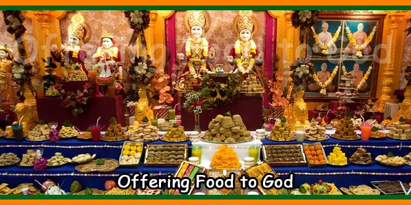 Offering Food to God