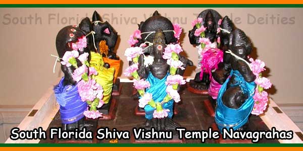 South Florida Shiva Vishnu Temple Navagrahas