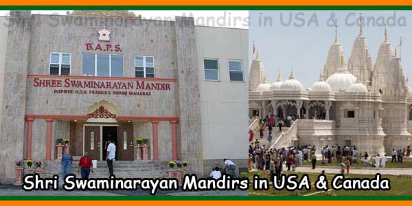 Shri Swaminarayan Mandirs in USA & Canada