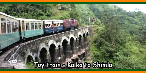 Toy train - Kalka to Shimla