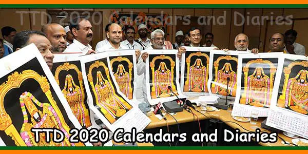 TTD 2020 Calendars and Diaries