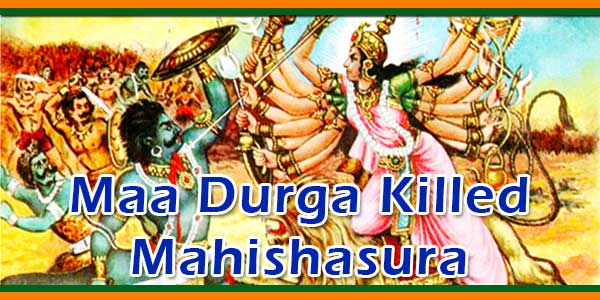 Goddess Durga Killed King Mahishasura