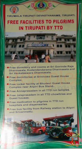 Free Facilities to Pilgrims