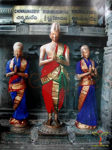 three statues