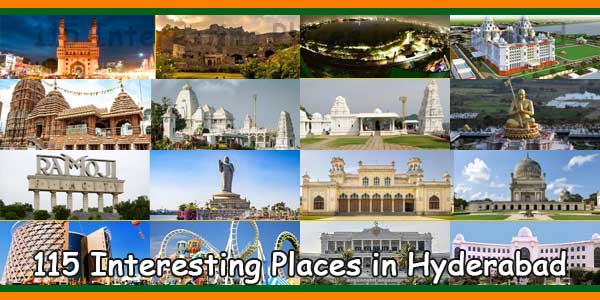 115 Interesting Places in Hyderabad
