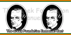 The Greek Foundation Immanuel Kant
