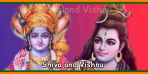 Shiva and Vishnu