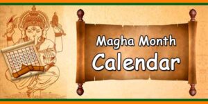 Magha Month Calendar