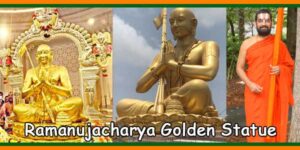 Ramanujacharya Golden Statue