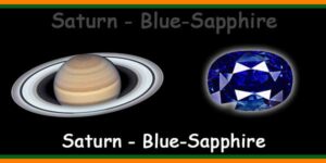 Saturn - Blue-Sapphire