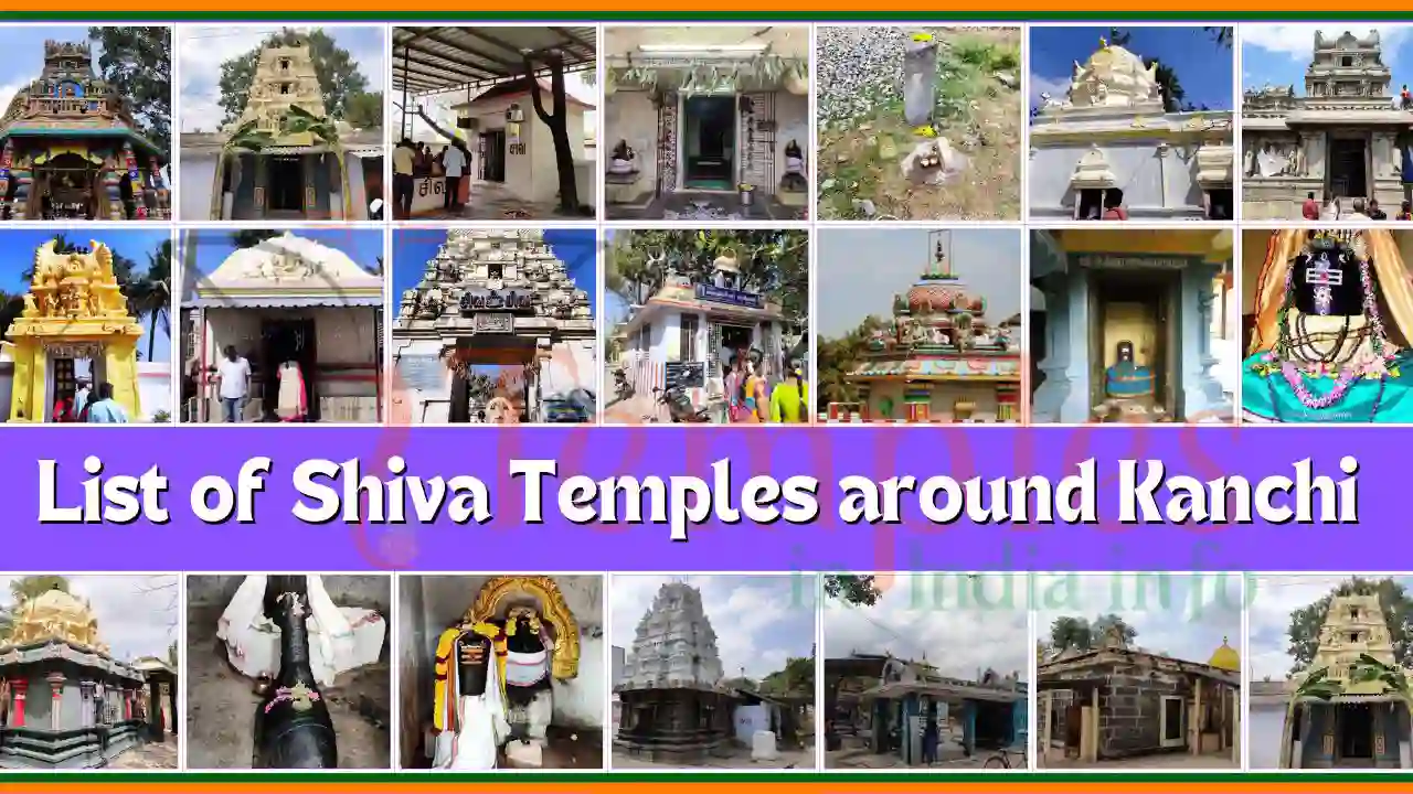 List of Shiva Temples around Kancheepuram