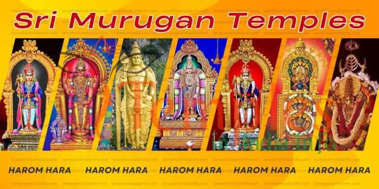 Sri Murugan And His Six Mothers Names, Temples, Arupadaiveedu